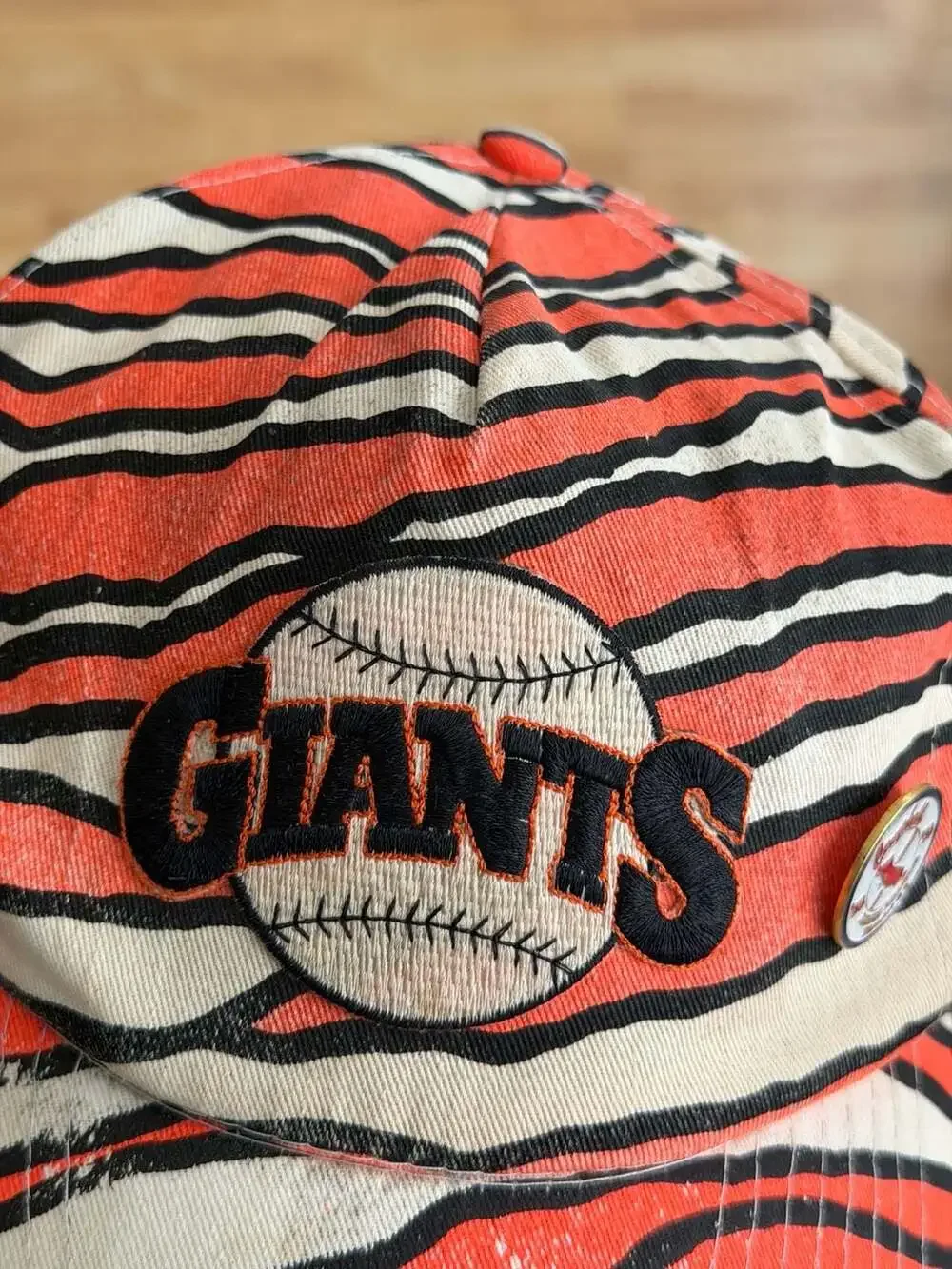 47 Brand San Francisco Giants Zubaz Zebra Print Adjustable Cap Hat